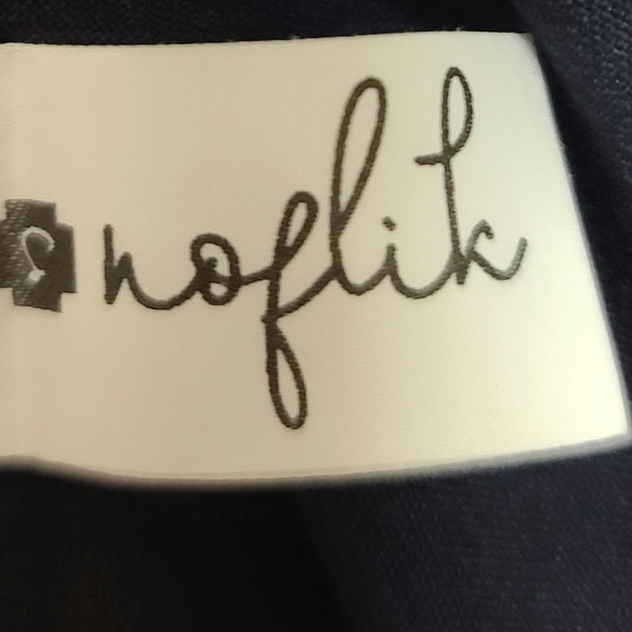 Scrubs set Noflik Women's XL Anti-Wrinkle Soft Stretch V Neck Navy Blue FIGS st - Picture 9 of 10